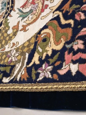 Handmade complete table runner blue color new