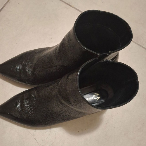 Mourtzi black ankle boots size 38 like new