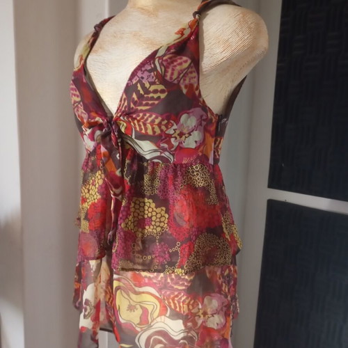 Max & Co silk blouse women's size S like new