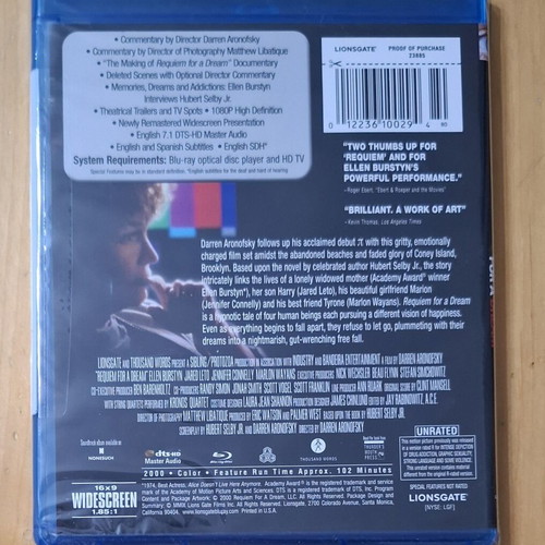Requiem for a Dream Director's Cut Blu-ray
