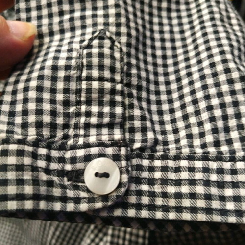 S.Oliver Summer Women's Shirt L-XL, 97% Cotton Checked, Like New