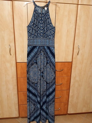 Maxi dress VARDAS like new, blue, size medium