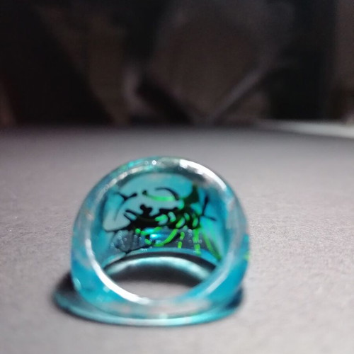 Ring size 53.5 like new, multicolored
