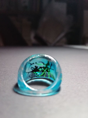 Ring size 53.5 like new, multicolored