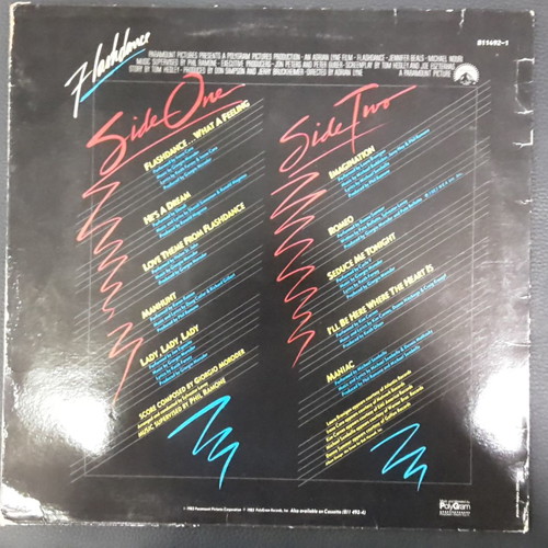 Flacedance vinyl soundtrack Irene Cara used