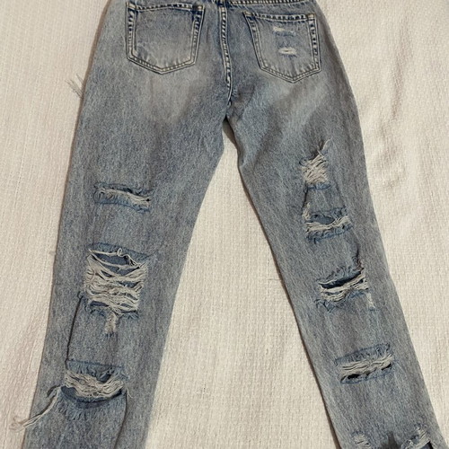 Marmalady jeans used with rips size S, blue