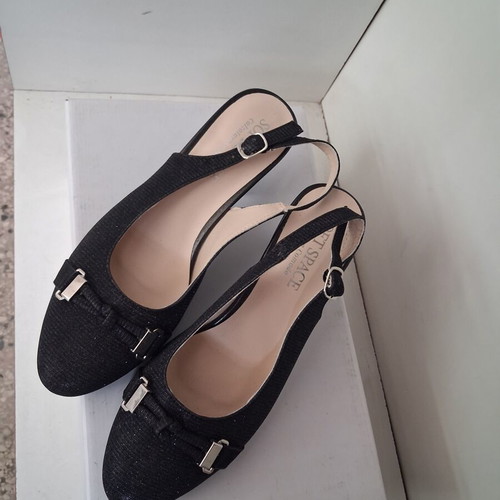 Women's black platform sandals size 40 new