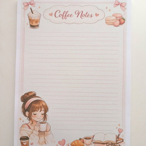 A5 Notebook with 50 Sheets and Stickers new