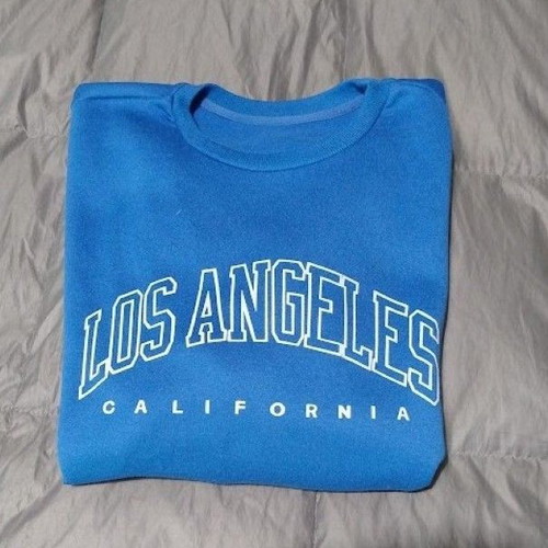 Los Angeles sweatshirt XL like new, blue, no hood