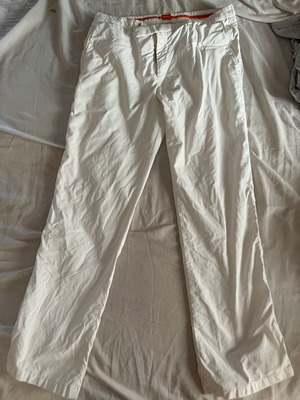 Hugo Boss Dox white men's pants used, cotton and linen, size M