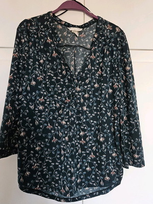 H&M blouse with 3/4 sleeve used, sizes XS and S, multicolor