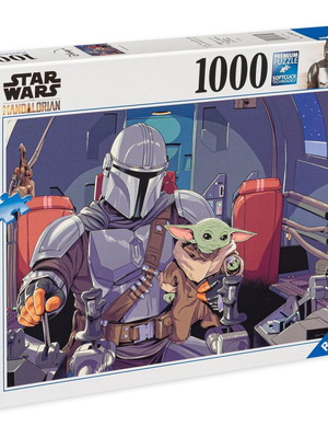 Puzzle Star Wars Mandalorian Cartoon 1000 Pieces Multicolor