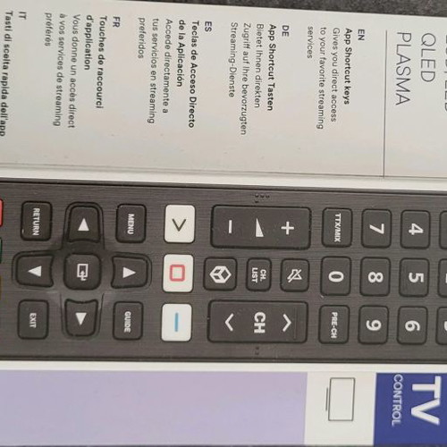 TV remote control new