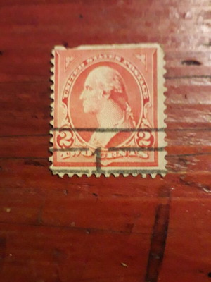 1894 2c Washington Scott#248 ροζ γραμματόσημο, μεταχειρισμένο