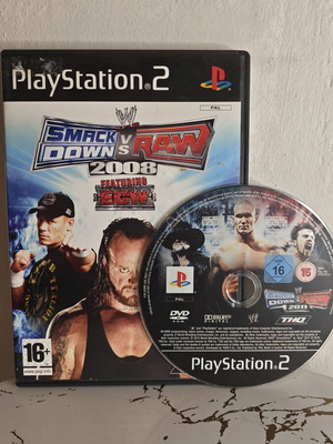 Smackdown Vs Raw 2011 PS2 game used, fighting genre