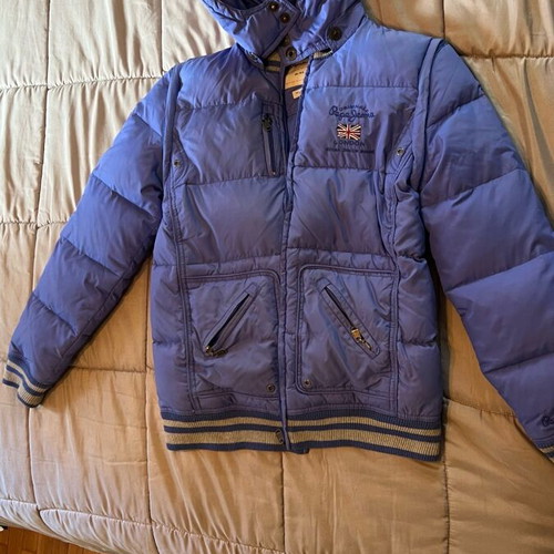 Pepe Jeans jacket for 16 years like new, blue, sleeveless option