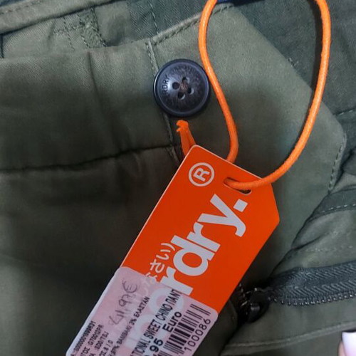 Superdry pants new, khaki color, size XS