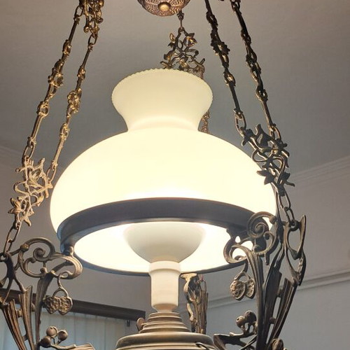 Antique ceiling lights like new, set of two