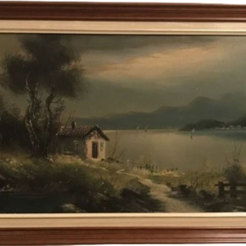 Aphrodite Karamanli oil painting landscape