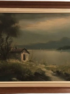 Aphrodite Karamanli oil painting landscape