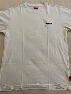 Supreme T-shirt αντρική μεταχειρισμένη, μέγεθος M, άσπρο