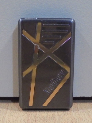 Marlboro metal gray lighter used, promotional