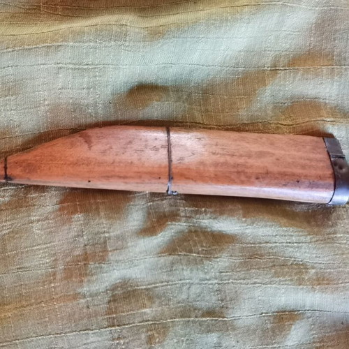 Authentic Vintage Wooden Sheath for Balkan Knife used