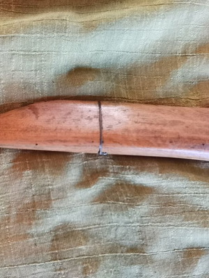 Authentic Vintage Wooden Sheath for Balkan Knife used