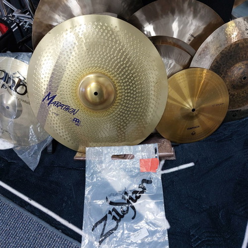 Meinl Marathon Ride 20" cymbal like new with Turkey Splash 12" and drumsticks