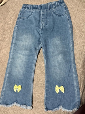 H&M denim pants like new, blue