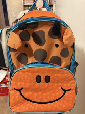 Wheeled backpack larger than kindergarten bag