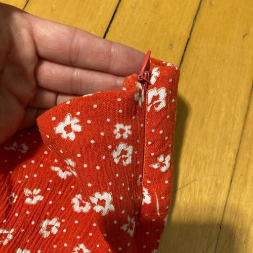 Anel bodysuit and red maxi skirt set S like new