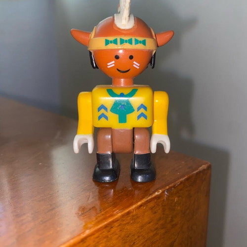 Vintage Playmobil Native American Indian figure in good condition