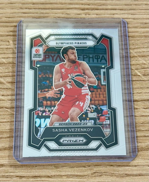 Καρτα Sasha Vezenkov Όλυμπιακος Panini Prizm Euroleague 2023-24