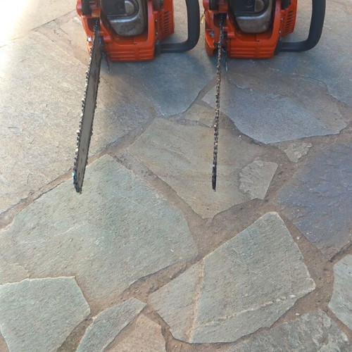 Hosbarna chainsaws like new, set of two