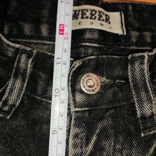 Vintage Weber Jeans Model 709 refurbished, black and gray
