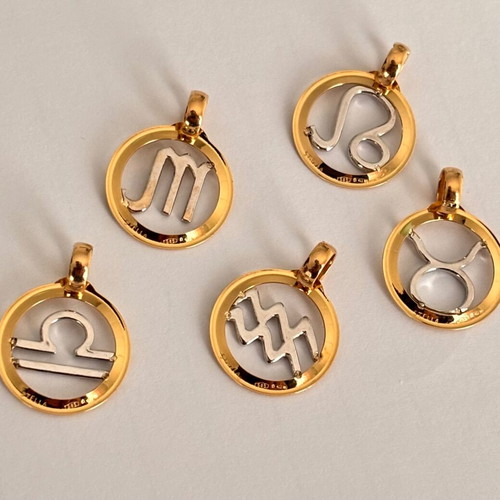 Zodiac gold k14 like new, Made in Italy