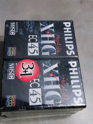 Phillips XHG EC-45 cassettes new, pack of four