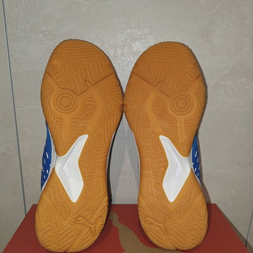 Puma Solarflash III athletic shoes new, blue with white details