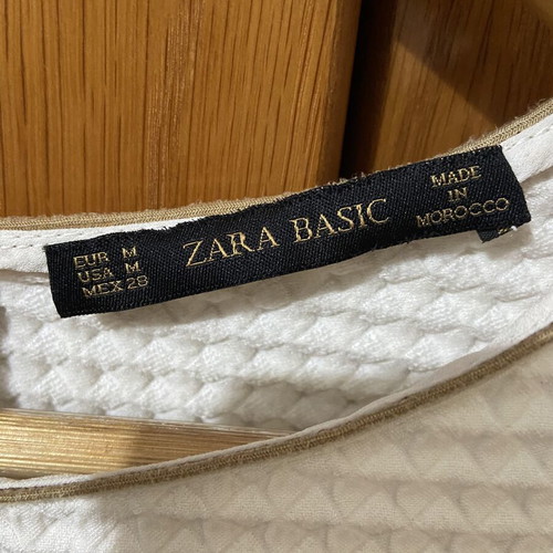 Zara blouse white size M like new