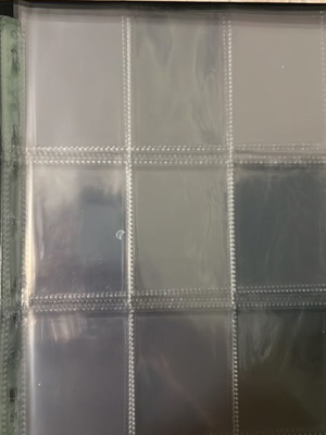 9-Pocket Binder Pages pack of 20, like new for Pokémon Yu-Gi-Oh One Piece cards