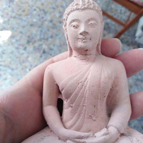 Plaster Buddha decorative figurine