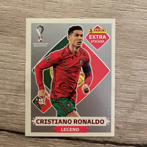 Cristiano Ronaldo Extra Sticker 2022 Silver like new