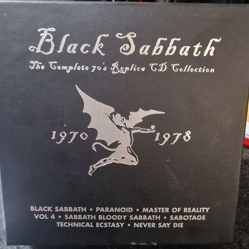 Black Sabbath The Complete 70's Replica CD Collection like new