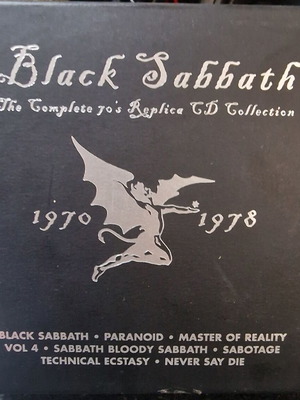 Black Sabbath The Complete 70's Replica CD Collection like new