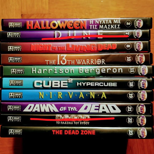 8 HORROR MOVIES CINE FAN MOVIE COLLECTION