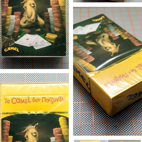 Collectible sealed Camel playing cards new