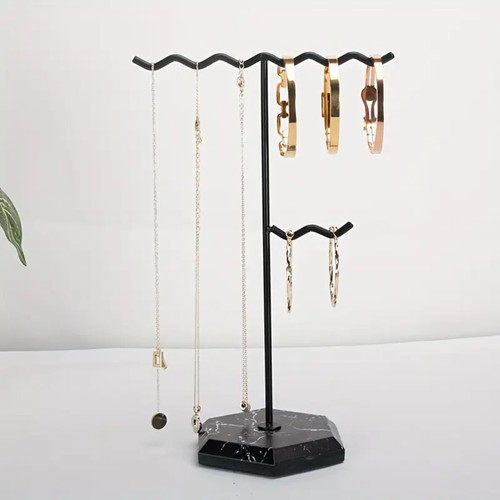 Jewelry Display Stand like new, black for earrings and necklaces