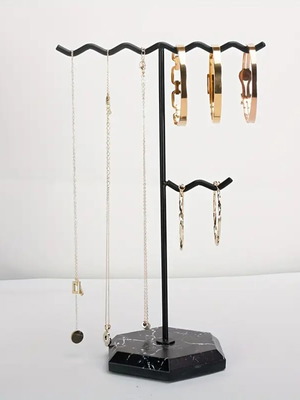 Jewelry Display Stand like new, black for earrings and necklaces
