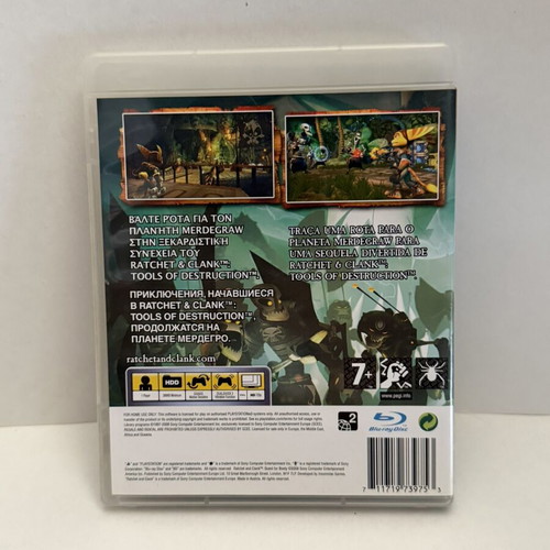 Ratchet & Clank Quest for Booty PS3 case and manual like new